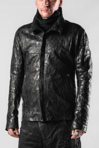Isaac Sellam Symmetric High-neck Leather Jacket