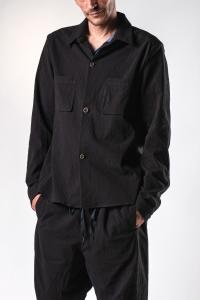 Individual Sentiments Textured Buttoned Work Jacket
