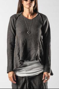 Rundholz Asymmetric Exposed Seam Sweater