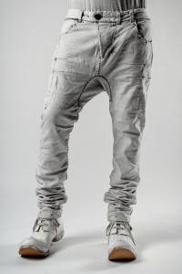 Boris Bidjan Saberi P13 HS TIGHT FIT 16H HAND STITCHED Punk grey Jeans