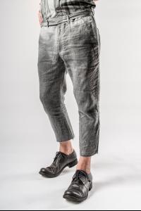 Sagittaire A. Slim Fit Trousers with Integrated Belt