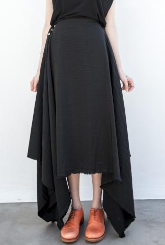 MA+ K500 One-piece Buttoned Circle Skirt
