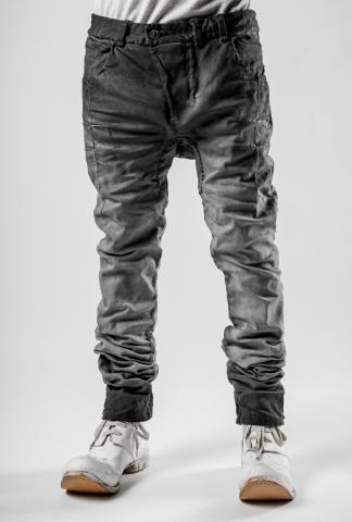 Boris Bidjan Saberi P13 HS TIGHT FIT 16H HAND STITCHED Faded Dark Grey Jeans