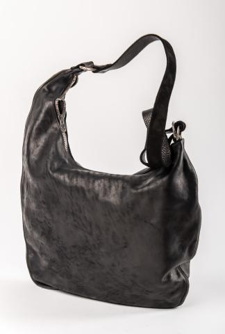 GUIDI SZ01 Iconic Grand Tote Zipped Bag (Blkt Soft Horse)