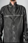 D.HYGEN Thorn Embroidery Cold Dyed Elongated Shirt