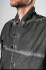 D.HYGEN Thorn Embroidery Cold Dyed Elongated Shirt