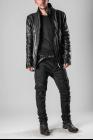 D.HYGEN 2-Zip Throne Collar Leather Jacket
