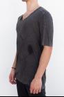 Giovanni Cavagna Washed, Dyed Raw Edge T-shirt
