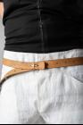 MA+ Silver Cross Buckle Leather Belt