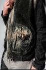 Giorgio Brato Belted Ecru Painted Lamb Leather Perfecto Jacket