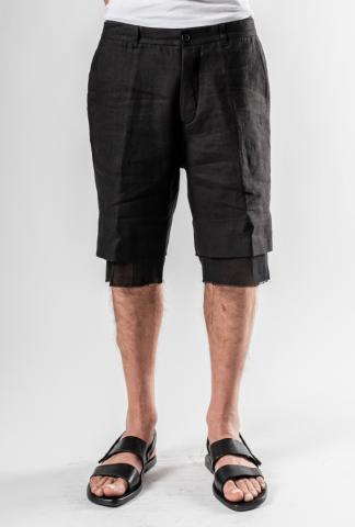 Ann Demeulemeester Layered Shorts (Brushed/Subtle Black)