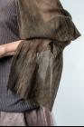 Phaédo Studios Tussah Silk Draped Long Sleeve Top