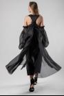 Phaédo Studios Draped Open Shoulder Silk Dress
