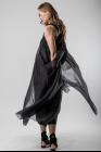 Phaédo Studios Draped Open Shoulder Silk Dress