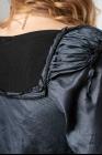 Phaédo Studios Tussah Silk Ruched Shoulder Long Sleeve with Rib Panel