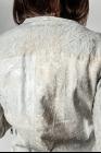 Giorgio Brato Silver Coated Lamb Leather Racer Jacket