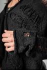 Alessandra Marchi Short Distressed Knit Cardigan