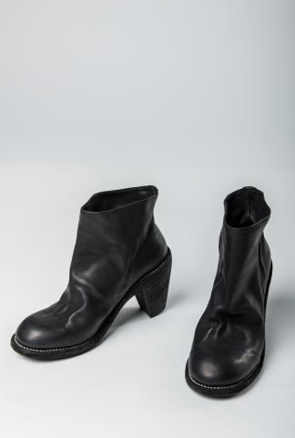 Guidi 3007 Baby Calf Reversed Leather Slip-on Heels