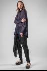 Isabel Benenato Pleated Oversized Silk Blend Shirt