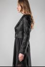 Isabel Benenato Open Back Jacquard Blazer