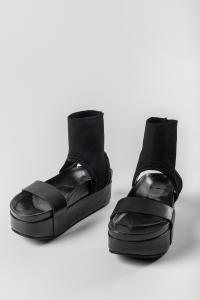 Isabel Benenato Platform Sock Sandals