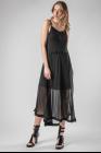 Isabel Benenato 2-strap silk dress
