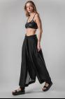 Isabel Benenato Side Slit Wide Pants