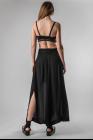 Isabel Benenato Side Slit Wide Pants