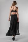 Isabel Benenato Side Slit Wide Pants