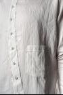 Aleksandr Manamis Striped Asymmetric Raw Hem Shirt