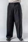 Aleksandr Manamis Structured Wide Trousers with Foldable Hem