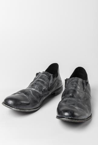 Portaille Waxed Horse Leather Slip On Derbies