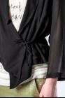 Ann Demeulemeester Sheer Kimono Top (Mclottie Black)