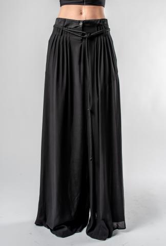 Ann Demeulemeester Wide Rope Skirt Pants (Ewing/Nannette Black)