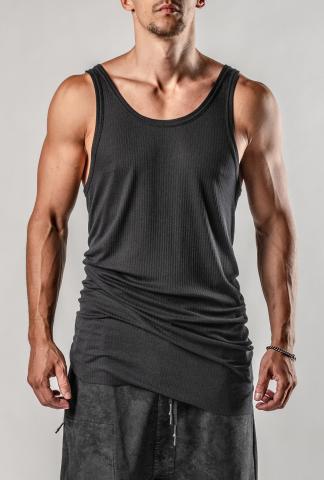 11 By BBS T1B Elongated Ribbed Tank Top