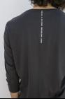 DEVOA Anatomic Three Quarter Sleeve T-shirt with Morse Code Brand Print