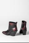 Ann Demeulemeester Wedge Heels (Asportabile Nero/Bordeaux)