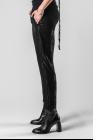 Ann Demeulemeester Slim Cropped Flower Trousers (Minerva Black)