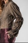 Phaédo Studios Silk Blend Draped Elongated Button-up Shirt