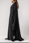 Ann Demeulemeester Long Draped Dress (Ewing Black)