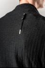 Boris Bidjan Saberi ZIPPER1 Stitch Patterned High-neck Zipped Sweatshirt