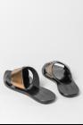 Ulysses by Dimissianos & Miller Crossed Straps Leather Sandals