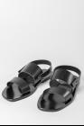 Ulysses by Dimissianos & Miller Two Strap Leather Sandals with Back Strap