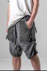 Boris Bidjan Saberi P27 Cold Dyed Adjustable Low-crotch Shorts
