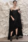 Alessandra Marchi Knitted Mohair Long Cape