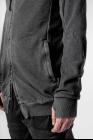 Boris Bidjan Saberi ZIPPER1 Resin Coated Cold Dyed High-neck Zipped Sweatshirt
