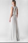 Ann Demeulemeester Dress with Ribbon Belt (Long Trilene Off-white)