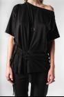 Ann Demeulemeester Rope One Shoulder T-shirt