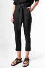 Ann Demeulemeester Rope Cuff Trousers (Rivale + Rigatino Black)