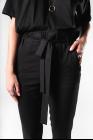 Ann Demeulemeester Rope Cuff Trousers (Rivale + Rigatino Black)